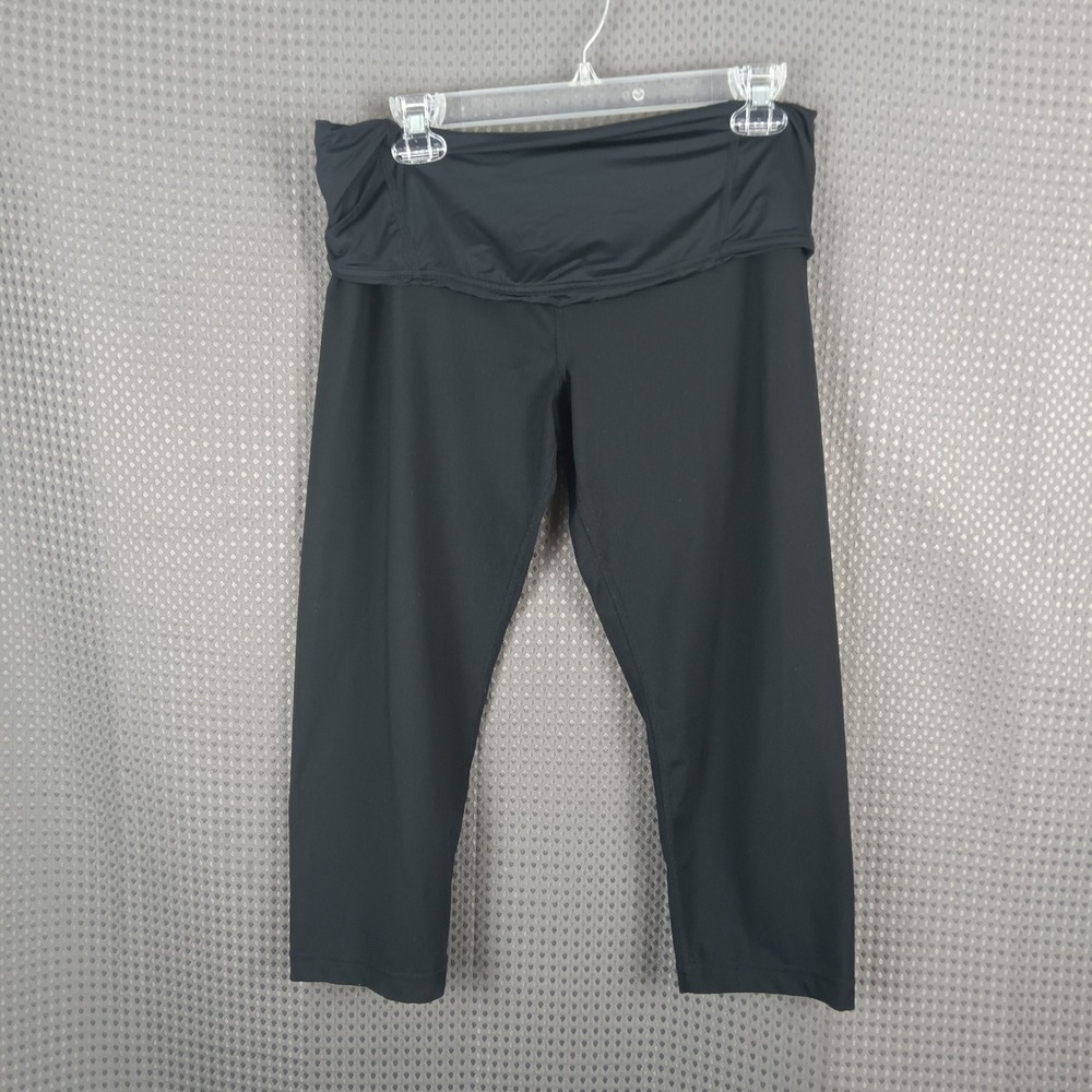 BeMaternity Ingrid & Isabel Black Maternity Leggings XL Over Belly Stretch